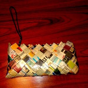 Ecoist Recycled Newspaper Wristlet